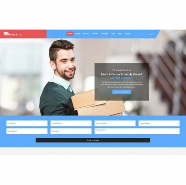 Movers and Packers – HTML Template