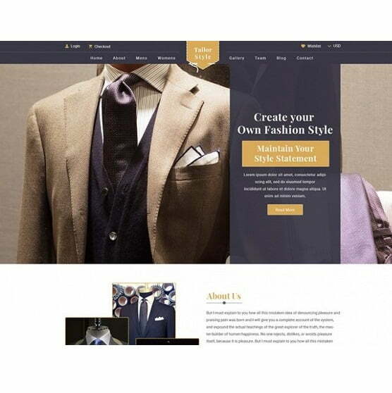 Tailor Shop – HTML Template